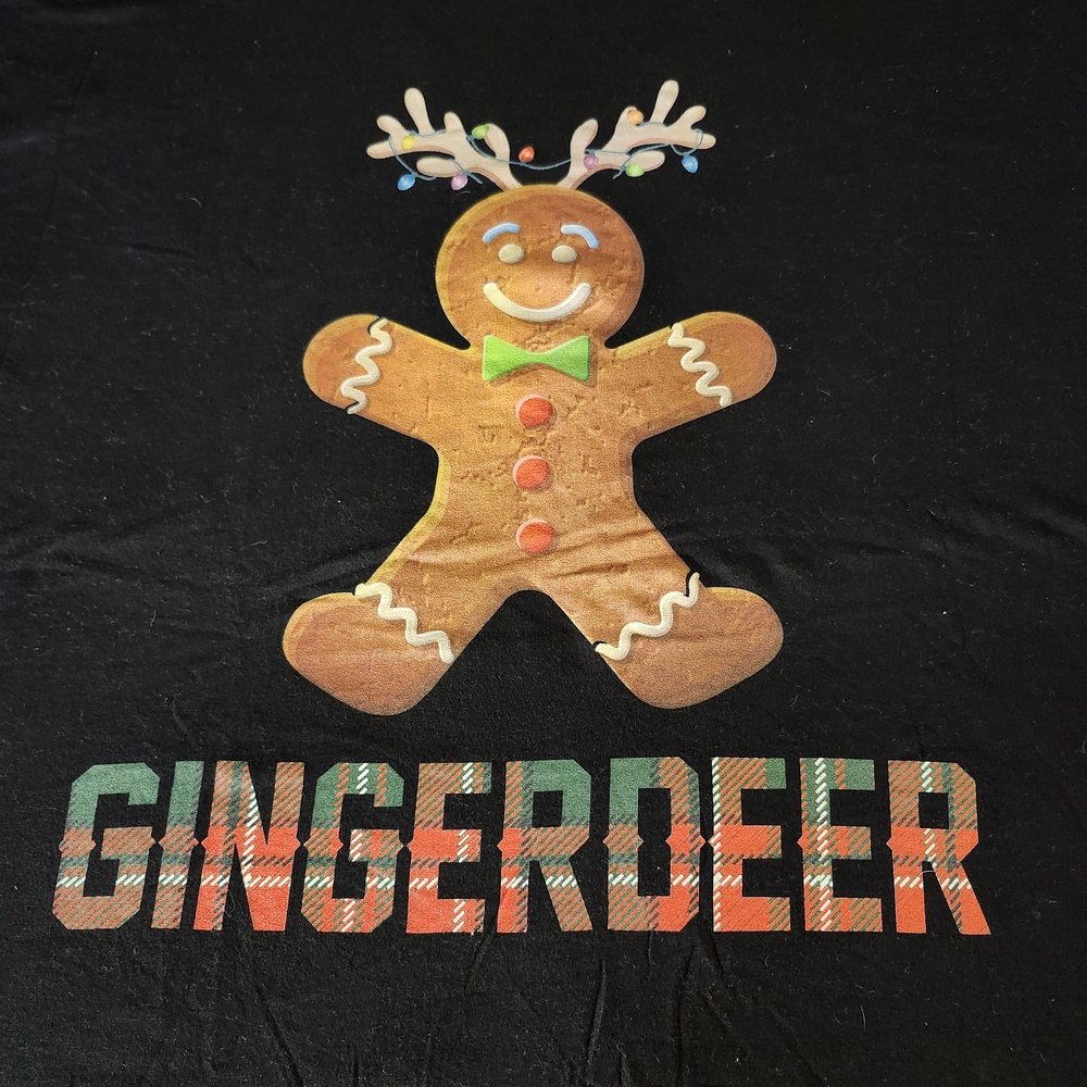 5XL Zuni Gingerdeer Black Tee - Short Sleeve